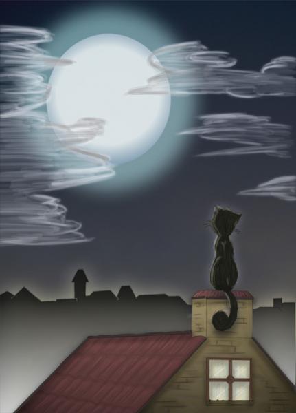 still under the moon light